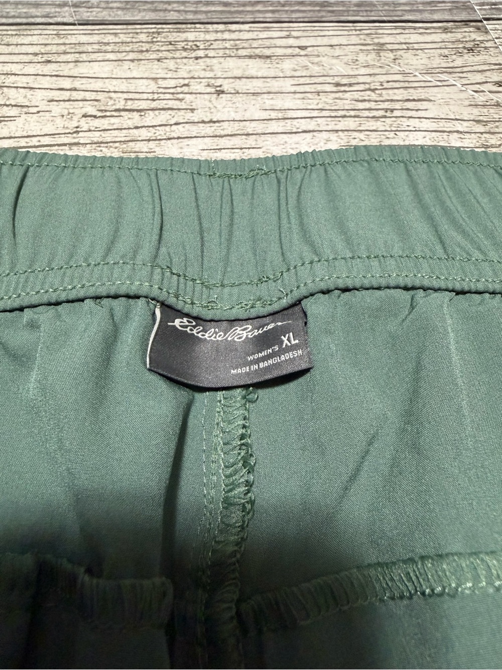 Eddie Bauer Traveler Ankle Pull On Hiking Pants Women’s XL Green (Inseam 27) - Picture 7 of 8